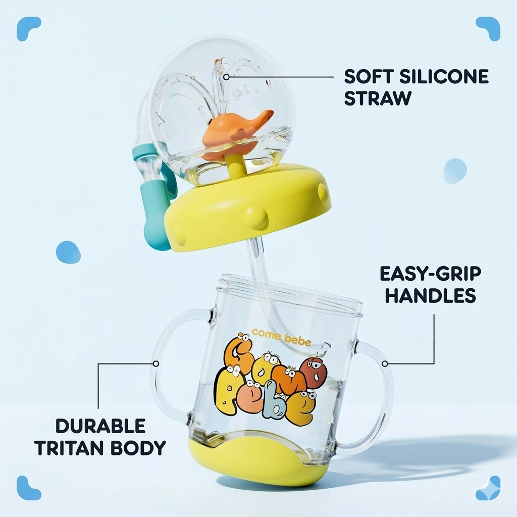 Baby Whale Fountain Water Cup