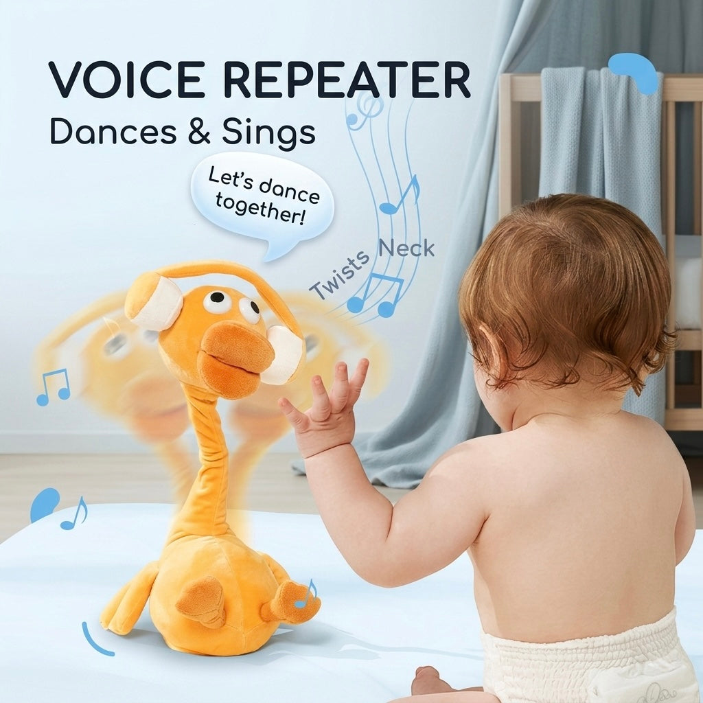 Voice Repeater Dances & Sings Baby Duck