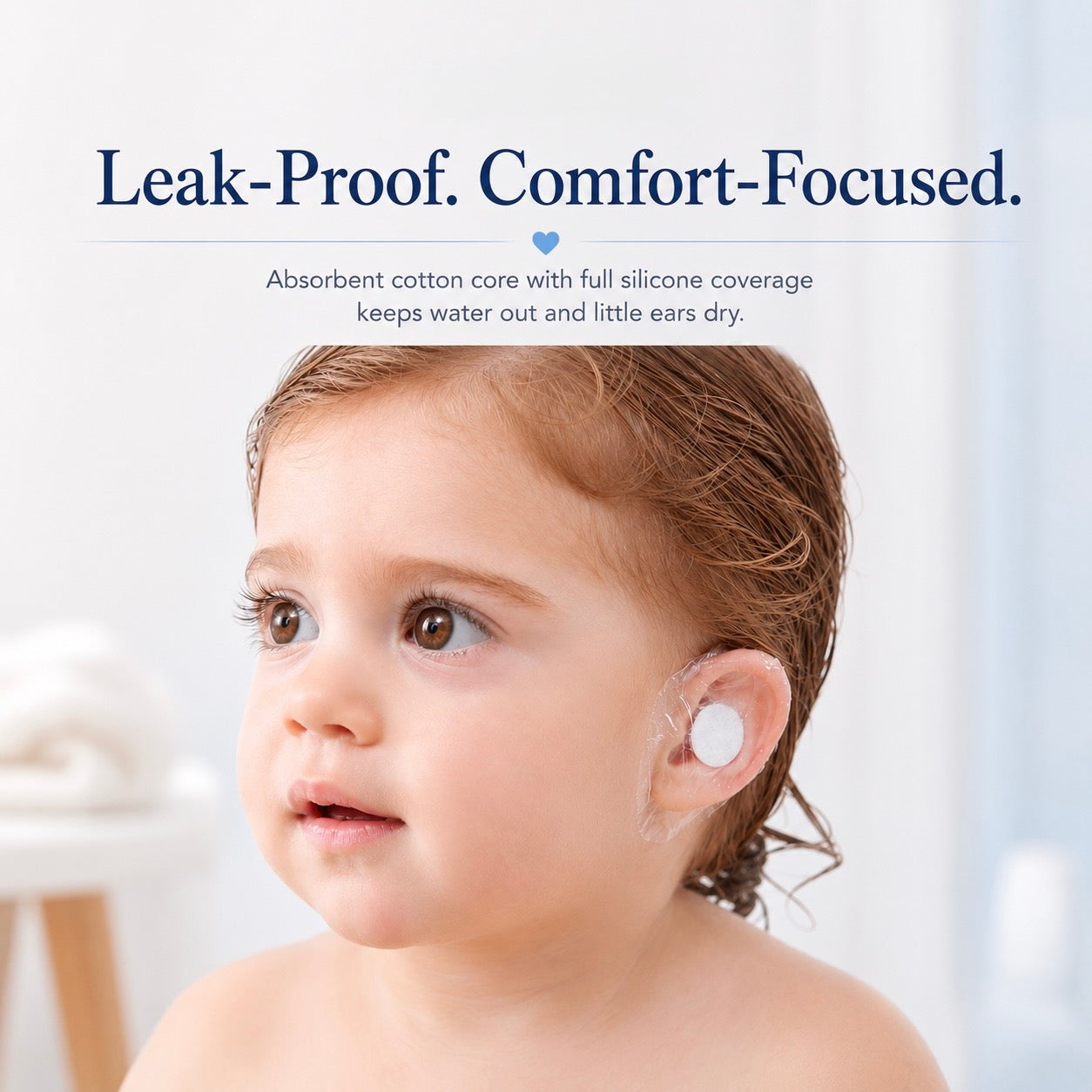Baby Waterproof Ear Covers for Bath & Swimming