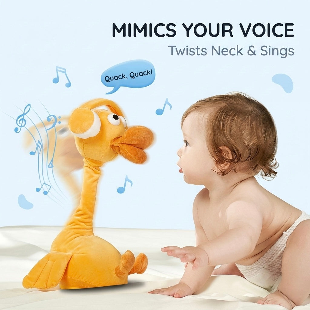 Voice Repeater Dances & Sings Baby Duck