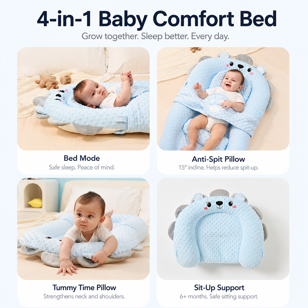 4-in-1 Baby Comfort Bed